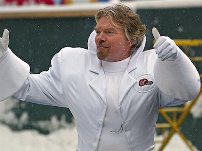 Richard Branson durante el lanzamiento de Virgin Mobile en Canadá, el pasado 1 de marzo.