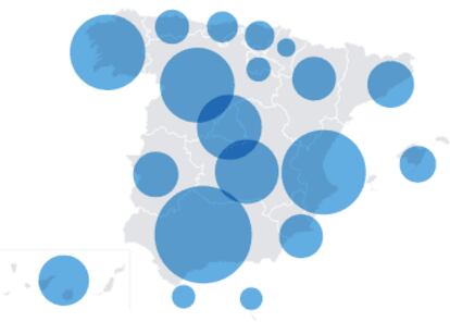 GRÁFICO: Compromisarios y afiliados del PP.