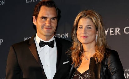 Roger Federer y Mirka Vavrinec, en Chicago, el pasado septiembre.