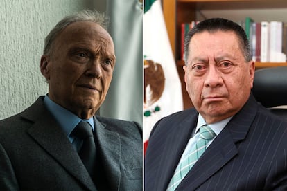 Los fiscales Alejandro Gertz Manero y Juan Ramos.