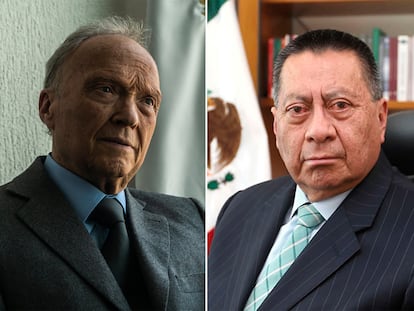 Los fiscales Alejandro Gertz Manero y Juan Ramos.