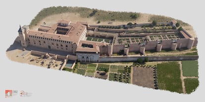 Reconstrucción digital del palacio de los marqueses de Berlanga.