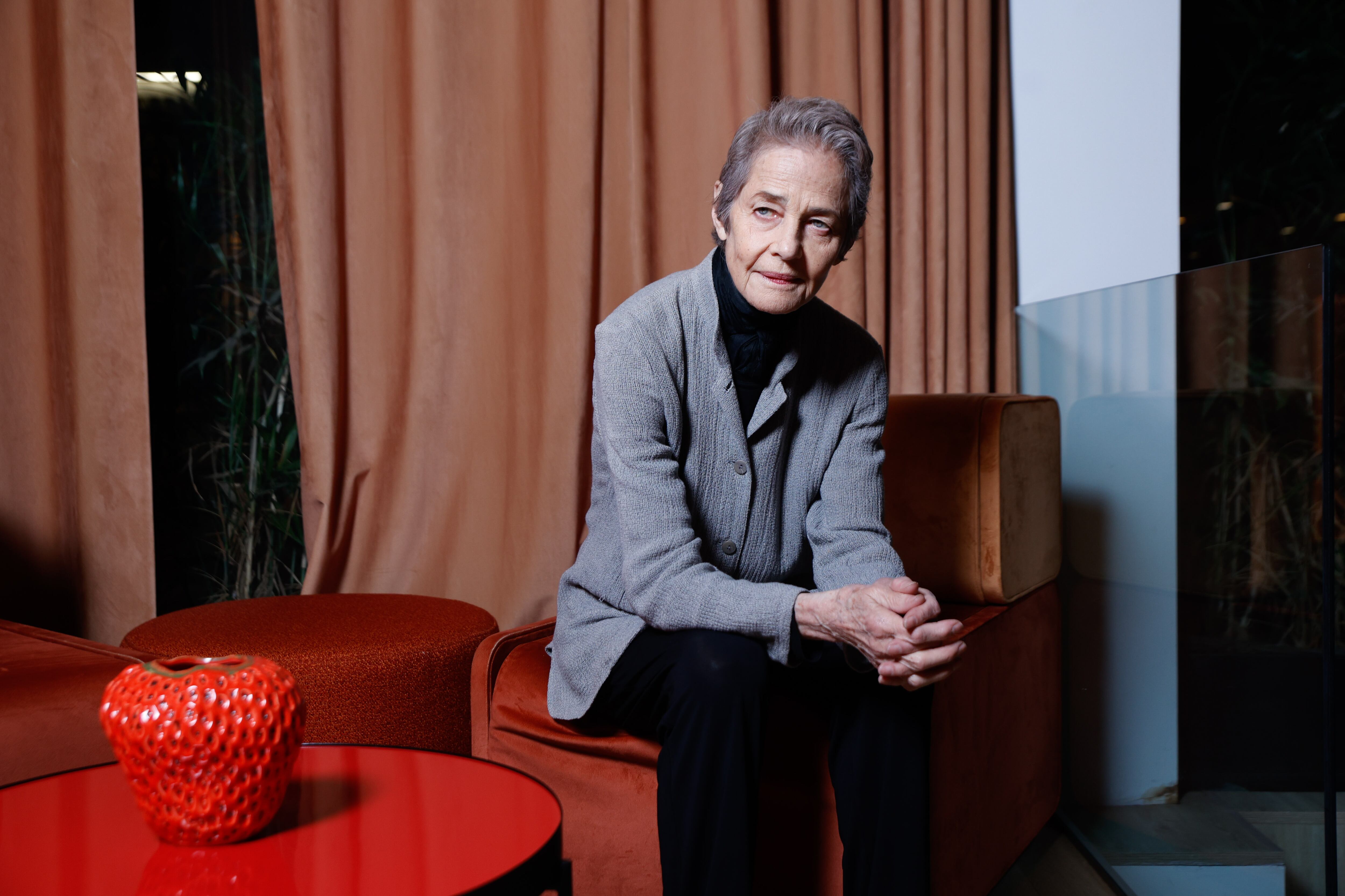  Charlotte Rampling, en Barcelona. 