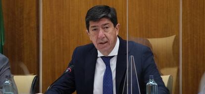 El vicepresidente de la Junta y consejero, Juan Marín.