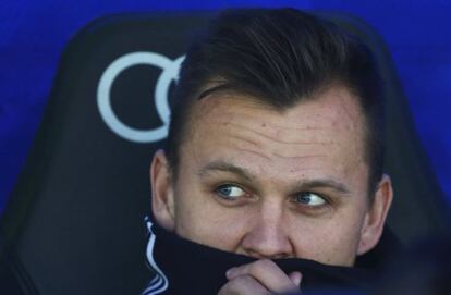 Cheryshev, en el partido contra el Getafe. 