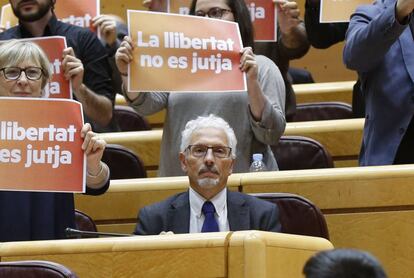 Santiago Vidal, el novembre del 2016 al Senat.