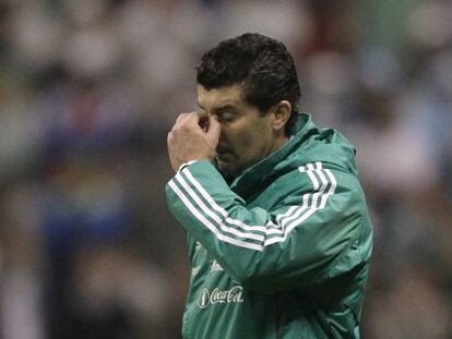 De La Torre, durante el partido ante Honduras. 