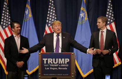 Triunfo inapelable del magnate Donald Trump en las primarias republicanas de Nevada.