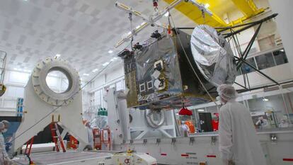 Interior cohete NASA