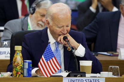 Joe Biden, durante su intervencin en la asamblea del G-20. 