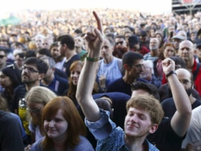 Asistentes al festival Primavera Sound.