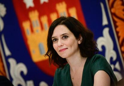 La candidata del PP a la presidencia de la Comunidad de Madrid, Isabel Díaz Ayuso. 