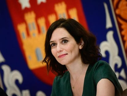 La candidata del PP a la presidencia de la Comunidad de Madrid, Isabel Díaz Ayuso. 