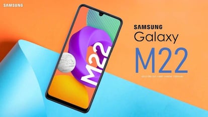 Diseño del Samsung Galaxy M22