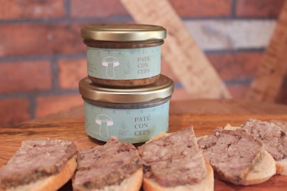 Paté con ceps, elaborado por Eva Fillat, que regenta desde hace cinco un obrador y una tienda en Saravillo (Huesca). Imagen proporcionada por la marca.