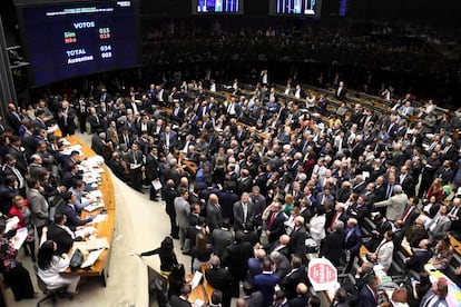 Vota&ccedil;&atilde;o na C&acirc;mara da den&uacute;ncia contra Temer. 