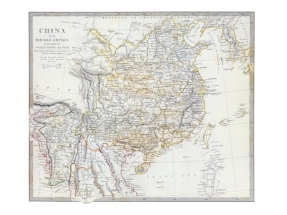 Mapa de China y Birmania con partes de Cochinchina y Siam (Chapman & Hall. Londres, 1844)