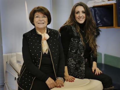 Enriqueta Sellarés i Paola Lazo.