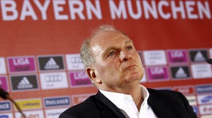 Ulli Hoeness, presidente del Bayern M&uacute;nich.