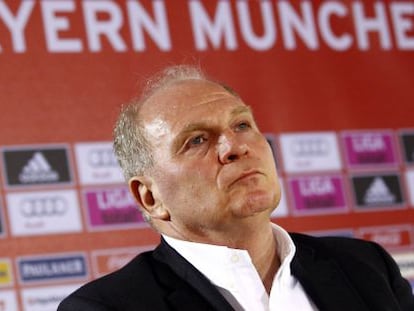 Ulli Hoeness, presidente del Bayern M&uacute;nich.