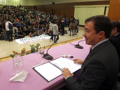 José Carrillo, el rector de la Universidad Complutense.