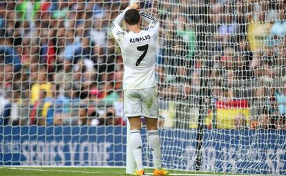 Cristiano Ronaldo durante un encuentro de Liga.