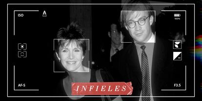 Carrie Fisher y Brian Lourd.