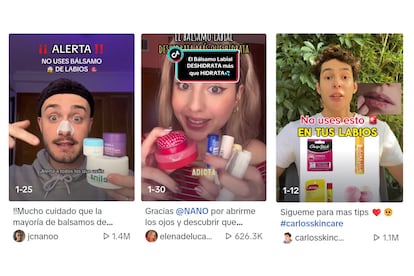 Bálsamos labiales TikTok