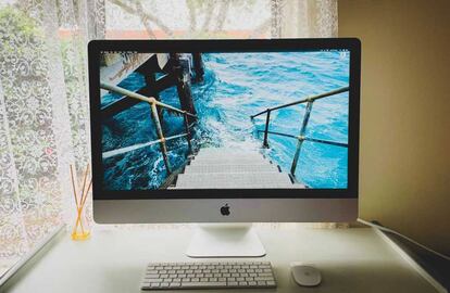 Pantalla de un iMac