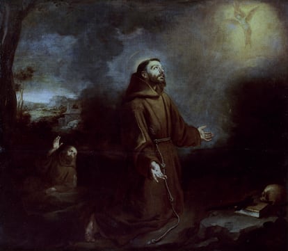 El óleo Estigmatización de san Francisco (1675-1680), de Murillo.