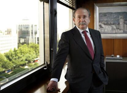 Luis del Rivero, en la sede de Sacyr Vallehermoso en Madrid.
