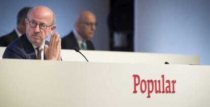 El presidente del Banco Popular, Emilio Saracho.