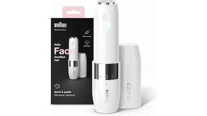 View of the mini facial epilator on sale on Amazon.