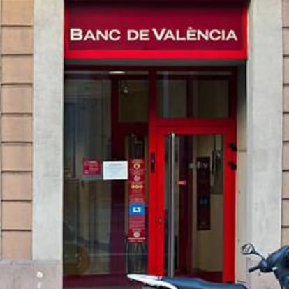 Una sucursal de Banco de Valencia, en Barcelona.