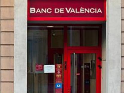 Una sucursal de Banco de Valencia, en Barcelona.