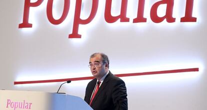 &Aacute;ngel Ron, presidente de Banco Popular. 