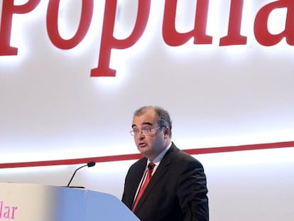 &Aacute;ngel Ron, presidente de Banco Popular. 