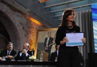 Imagen de la presidenta argentina, Cristina Fernández. EFE/Archivo