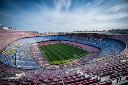 El Camp Nou, este mayo.