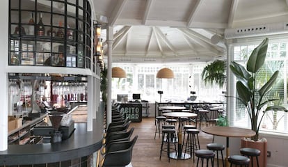 Barra de Lobito de Mar, el nuevo restaurante de Dani Garc&iacute;a.