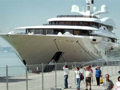 Embarcación Roman Abramovich,dueño del Chelsea