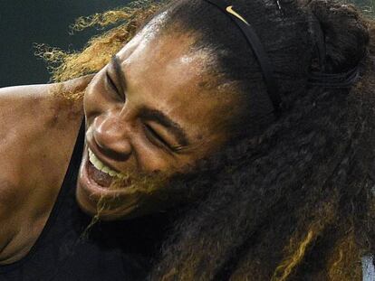 Serena Williams, durante un partido reciente en Indian Wells.