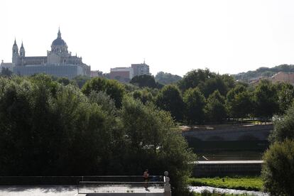 Vista panorámica de Madrid, este jueves. 