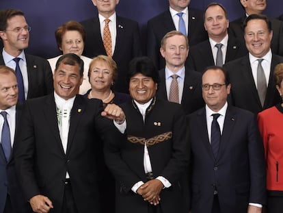 Foto familiar de la Cumbre UE-CELAC, el 11 de junio de 2015.