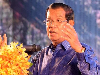 El primer ministro de Camboya, Hun Sen.