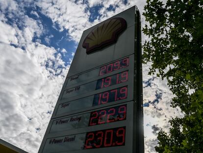 Precios de una gasolinera en Berlín.