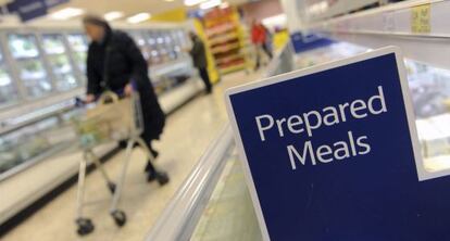 Un supermercado de la cadena Tesco en Londres.