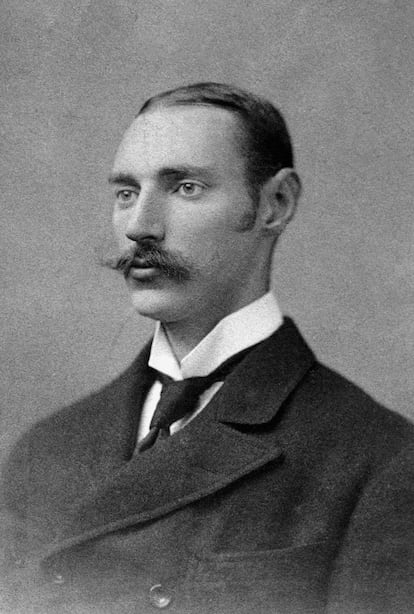 Retrato de  John Jacob Astor IV, considerado el pasajero más rico del 'Titanic'