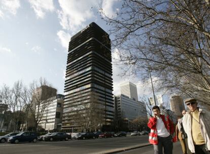 Sede del BBVA, en el Paseo de la Castellana.