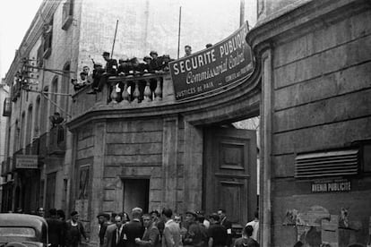 Comissaria de la resistència de Perpinyà, l'agost del 1944.